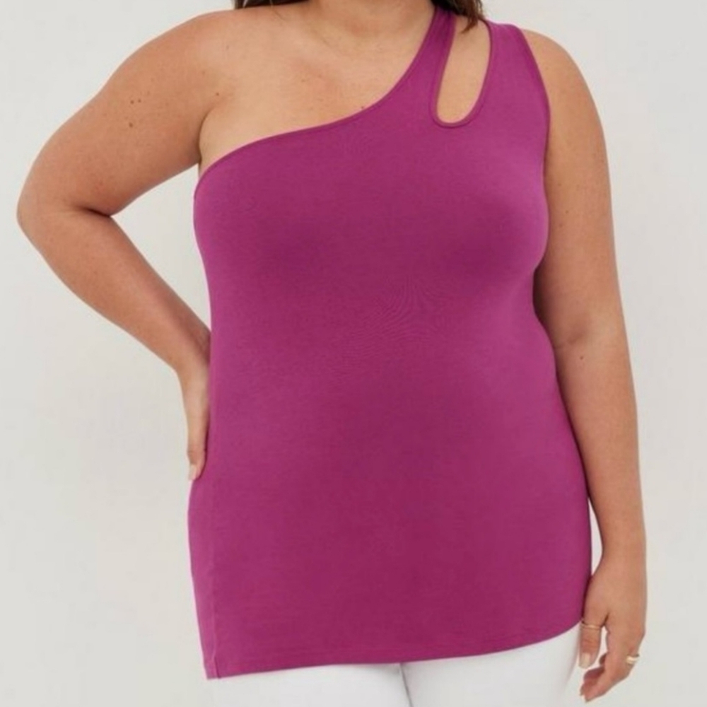 Torrid | Foxy One Shoulder Cutout Top